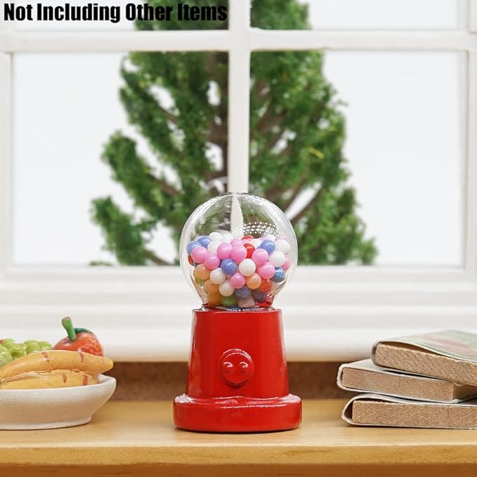Odoria 1/12 Miniature Gumball Machine Dollhouse Decoration Accessories