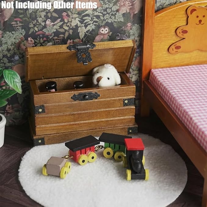 Odoria 1/12 Miniature Chest Box Dollhouse Decoration Accessories
