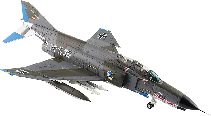 Hobby Master | 1:72 Scale Diecast Military Aircraft Replica | F-4F Phantom II 38+20, JG 74 "Molders, 1982 | Model HA19097