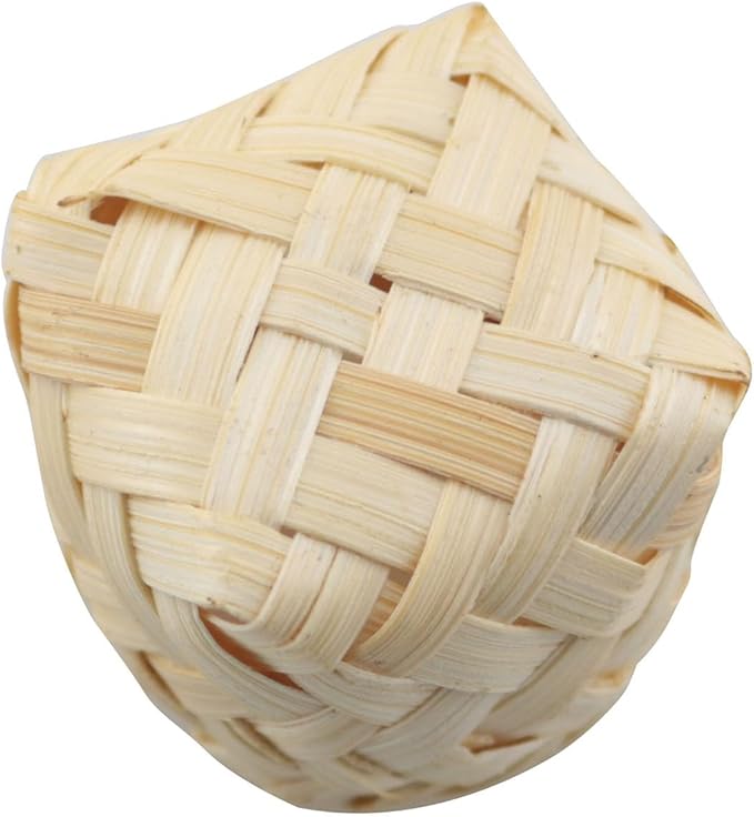 TAODAN Miniature Bamboo Basin 3x2.5cm Toy Accessories Suitable for Bedroom/Dining Room/Study/Outdoor Micro Scene Decoration