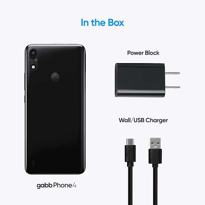 Gabb Phone 4: The Perfect First Phone for Kids - Safe Apps, No Social Media/Internet Browser, GPS Tracking, Parental Controls, Talk & Text, 30 Activation Fee