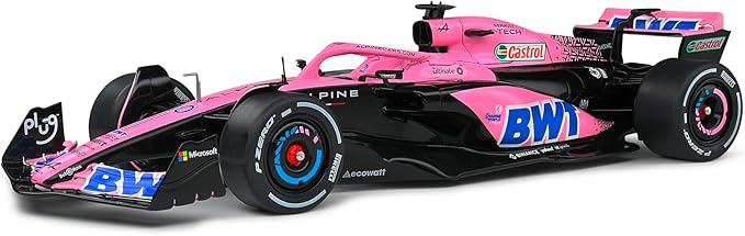 MODELLINO in Scala COMPATIBILE CON Alpine A523 Presentation Version 2023 Pink Edition 1:18 SOLIDO SL1808806