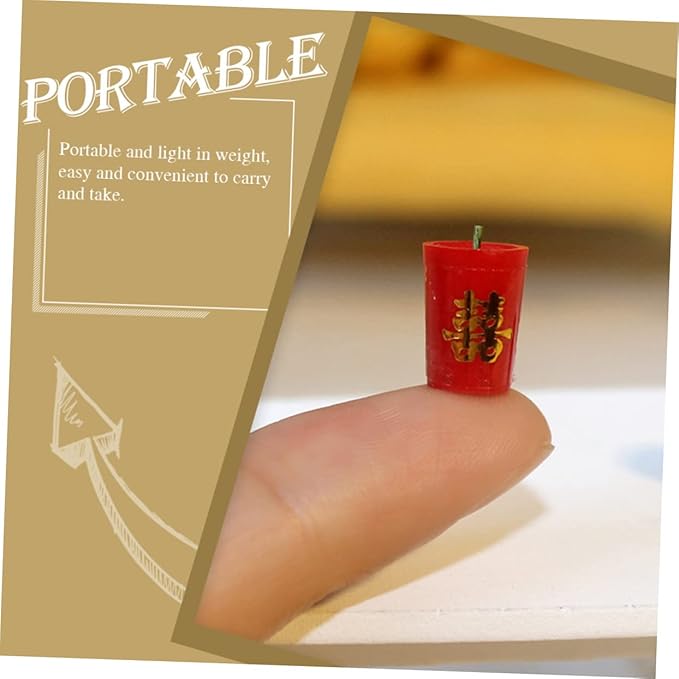 BESPORTBLE 2 Pairs Scale Mini House Ornament Lightweight Bedroom Decoration for Dollhouse