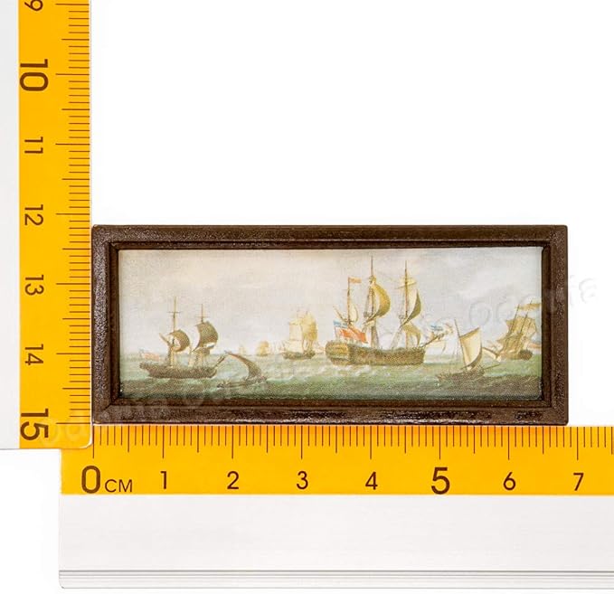 Odoria 1/12 Miniature Framed Art Wall Picture Painting Dollhouse Accessories