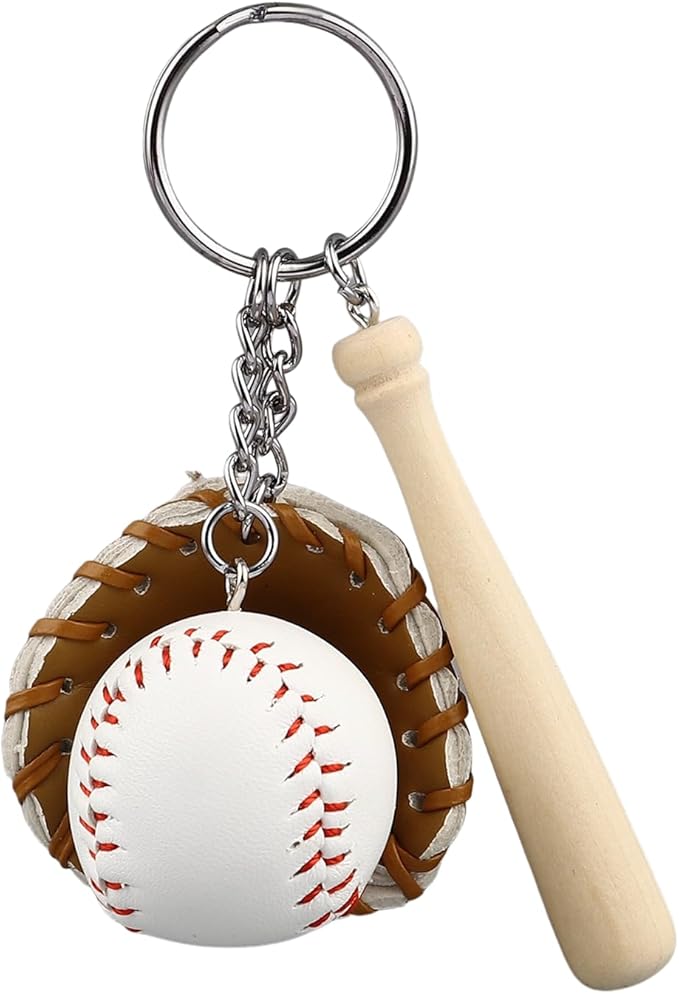 COSTOYFUN Mini Cute Soccer Keychain Bowling Tennis Baseball Keychain for Men Women Boys Girls Gift
