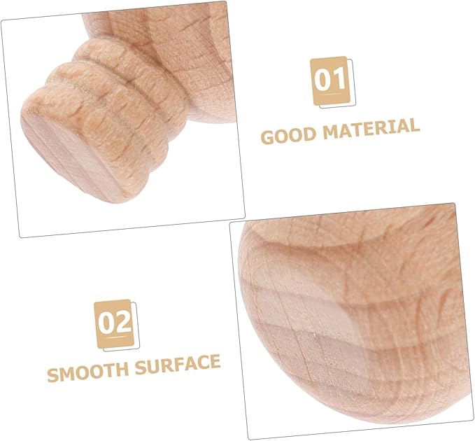 LALAFINA 10pcs Unfinished Wooden Wine Bottle Ornaments Mini Wood Crafts DIY Blank Paintable for Decorative Projects