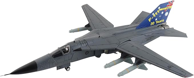 Hobby Master | 1:72 Scale Diecast Military Aircraft Replica | F-111C Pig A8-131, Raaf 1973-2003" (with 4 x AGM-142) | Model HA3033