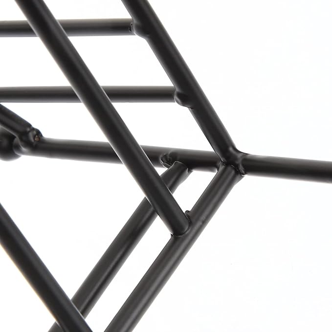 Miniature Metal Bed Frame, Mini Single Doll Bed Model, Dollhouse Furniture Flower Pot Stand for Photo Props, Dollhouse Bedroom Accessories