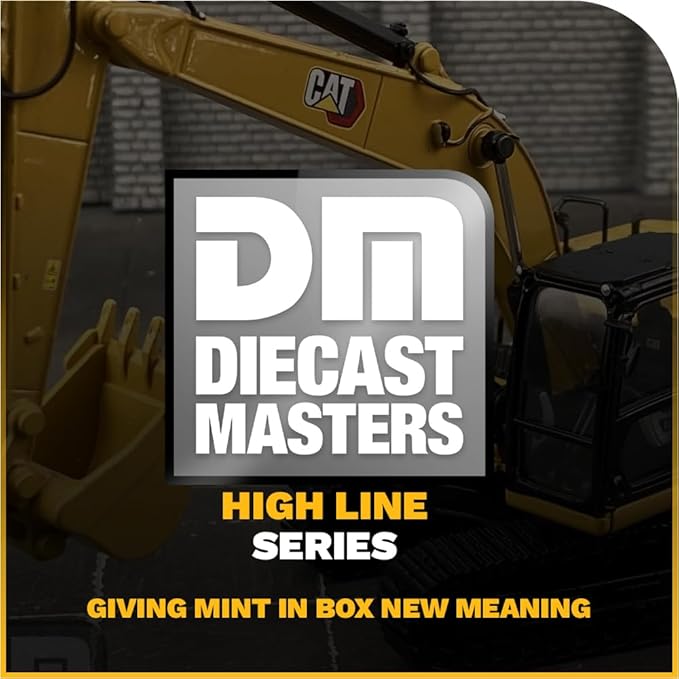 Diecast Masters 1:50 Caterpillar 330 Next Generation Hydraulic Excavator | High Line Series Cat Trucks & Construction Equipment Scale Model Collectible 85585