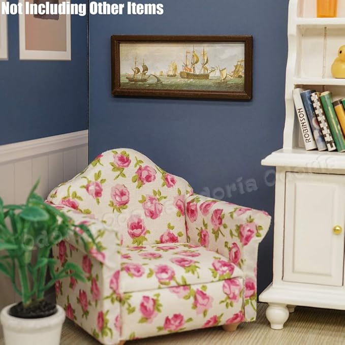 Odoria 1/12 Miniature Framed Art Wall Picture Painting Dollhouse Accessories