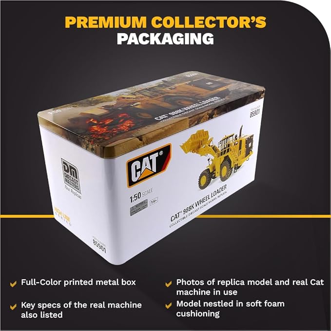 Diecast Masters Caterpillar 988K Wheel Loader High Line Series Vehicle