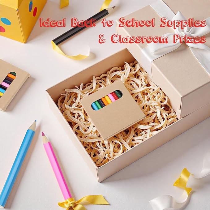 300 Count Colored Pencils Bulk, 25 Pack Colored Pencils in 12 Colors, 3.5 Inch Mini Drawing Pencils Set, Pre-sharpened Coloring Pencils for Kids, Ideal Back to School Supplies & Classroom Prizes