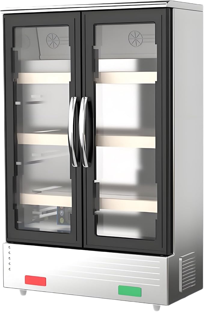 Miniature Can Open Door Refrigerator Model – 1:12 Scale Creative Kitchen Appliance, DIY Micro Scene Refrigerator for Dollhouse Furniture, Life Scene Display, Collector & Craft Enthusiast Décor (B)
