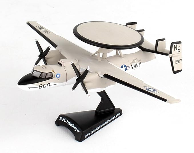 Daron Worldwide Trading Postage Stamp USN E-2C Hawkeye 1/145 Vaw-116 Sun K Airplane Model
