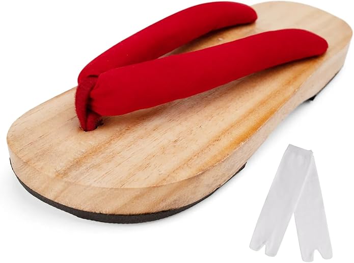 Cutey May Japanese Wooden Clogs Geta Slippers