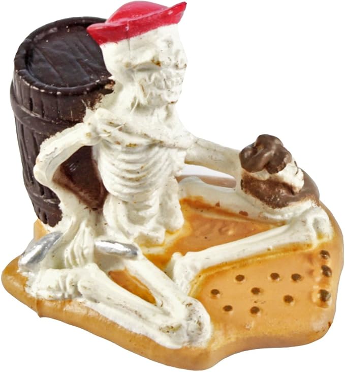 Safari Ltd. Pirates TOOB - 10 Figurines: Peg Leg Pirate, Lady Pirate, Skeleton, Cannon Balls, Cannon, Pirate Ship - Educational Toy Figures For Boys, Girls & Kids Ages 3+