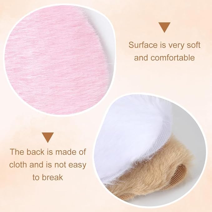 GORGECRAFT 3 Sets Miniature Carpet 3pcs Dollhouse Pillow 3pcs Dollhouse Towels Mini Doll House Decor Polyester Fluffy Miniature Doll House Cloud Rug for Furniture Decoration Bedroom