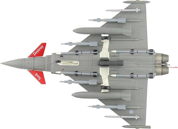 Hobby Master | 1:72 Scale Diecast Military Aircraft Replica | Eurofighter Typhoon ZK315, 41 Sqn., RAF Coningsby, 2015 | Model HA6624