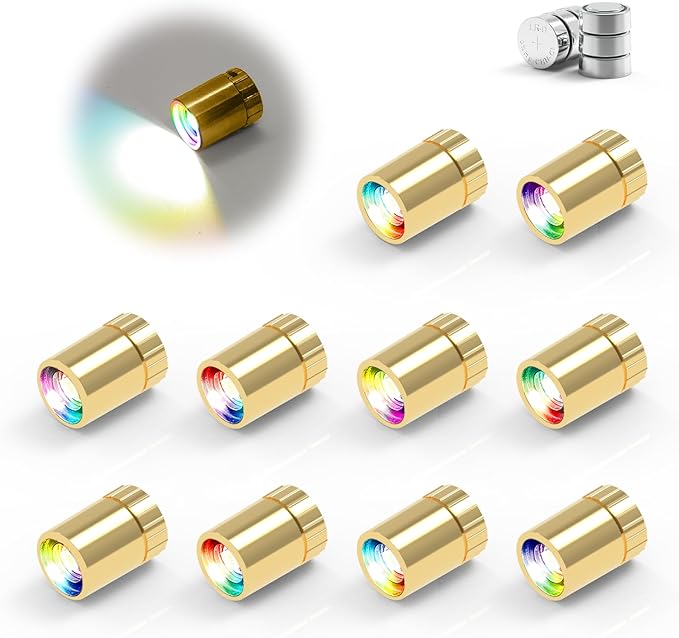 10 pcs Miniature Led Lights,Tiny Lights for Hand Craft/DIY,Miniature Lights Battery Powered, Dollhouse Light,Mini Lights for Toy Brick Building Blocks- 10 Pack (Multicolor Changing)