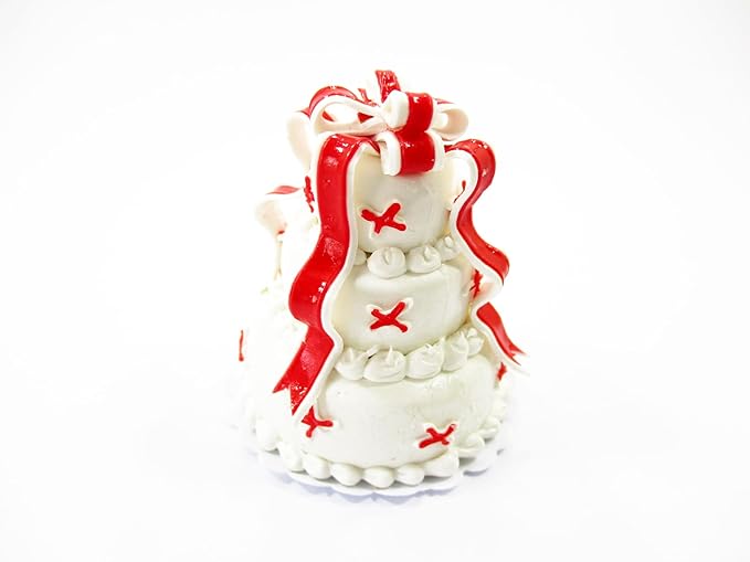 1:12 Miniature 3 Layer Wedding Cake Dollhouse Dessert Anniversary Cake 16908