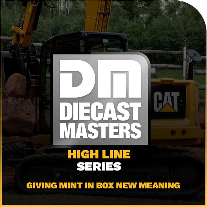 Diecast Masters CAT Caterpillar 308 CR Next Generation Mini Hydraulic Excavator with Work Tools and Operator High Line Series 1/50 Model 85596