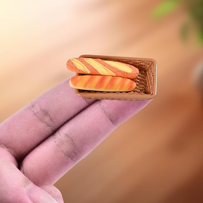 2Pcs Mini Rattan Tray Resin Silicone Molds 3D Simulation Basket Epoxy Casting Molds for DIY Micro Resin Dollhouse Fairy Garden Kitchen Miniatures Landscape Tiny Things Decor