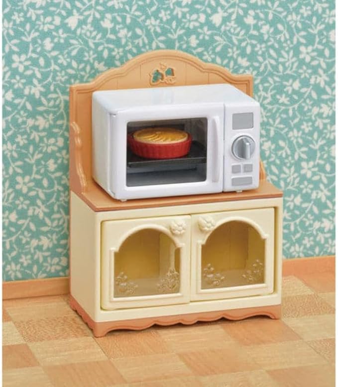 Calico Critters, Doll House Furniture and Décor, Microwave Cabinet