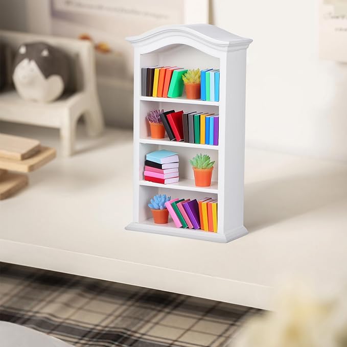 Miniature Dollhouse Books 32Pcs Colorful Tiny Mixed Color Mini Books 1 12 Scale Small Doll Accessories for Dollhouse Decoration and Craft