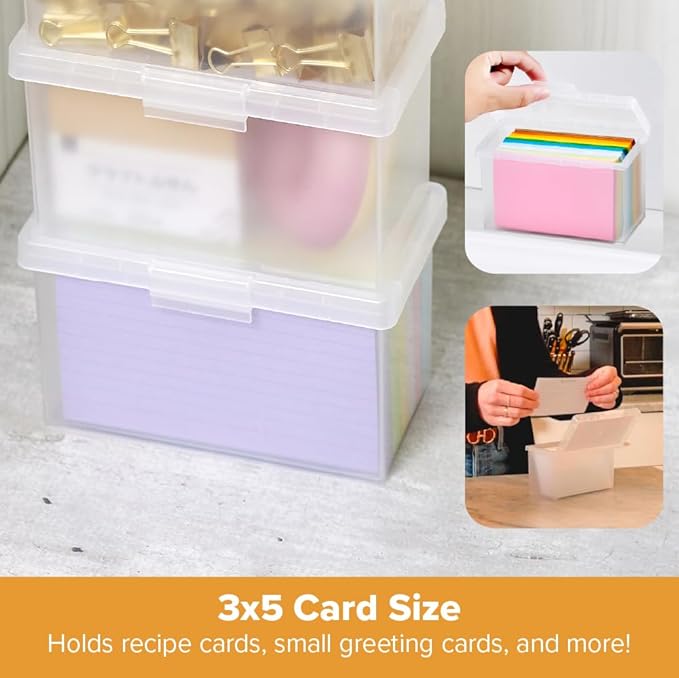 Bostitch Konnect Nest Clear Boxes, Stacking, Index