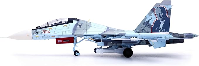 Panzerkampf | 1:72 Scale Model Military Diecast | Su-30MKK Pavel Osipovich Sukhoi Number 504 | Model 14645PC