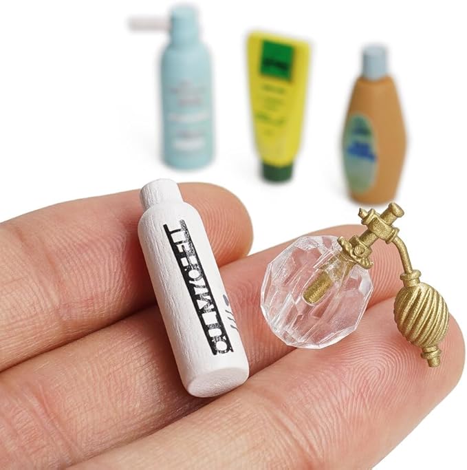 Odoria 1/12 Miniature Shampoo Perfume Lotion Dollhouse Decoration Accessories