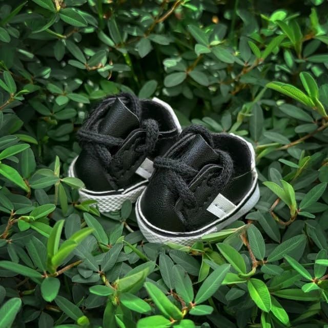 Compatible with Labubu Doll Shoes for 17cm Doll,Shoes Used for Labubu Accessories(YD-Black)