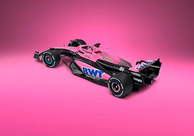 MODELLINO in Scala COMPATIBILE CON Alpine A523 Presentation Version 2023 Pink Edition 1:18 SOLIDO SL1808806