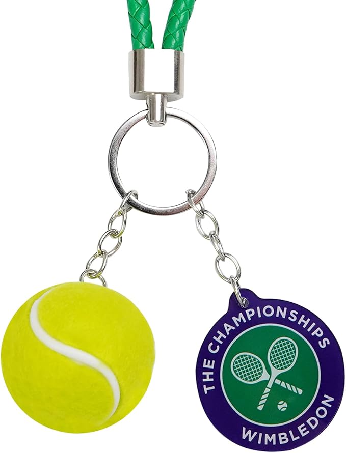 WILMIN Mini Tennis ball Keychain, Grand Slam Style