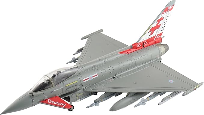 Hobby Master | 1:72 Scale Diecast Military Aircraft Replica | Eurofighter Typhoon ZK315, 41 Sqn., RAF Coningsby, 2015 | Model HA6624