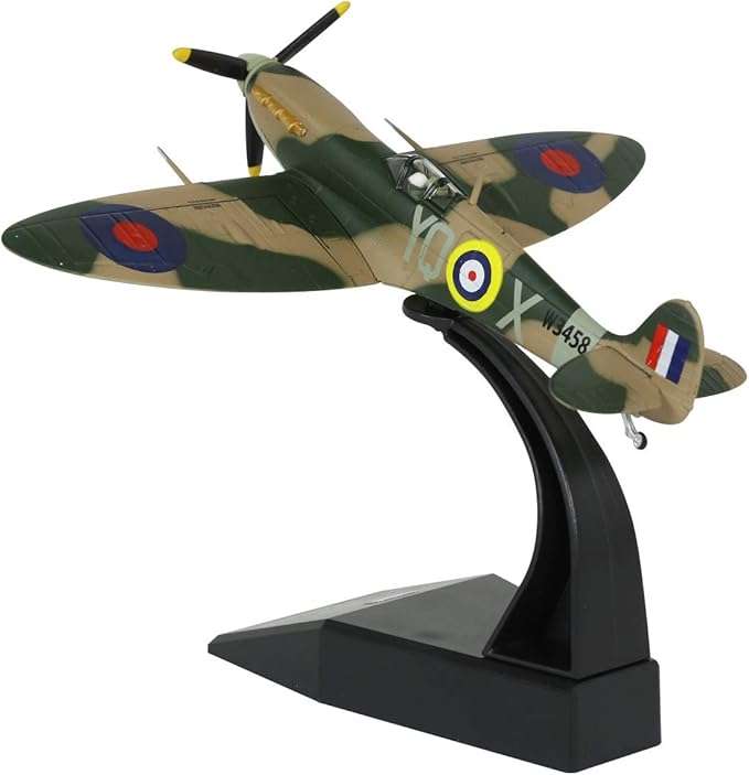 HANGHANG 1/72 Scale United Kindom Spitfire Fighter Attack Plane Metal Fighter Military Model Fairchild Republic Diecast Plane Model for Commemorate Collection