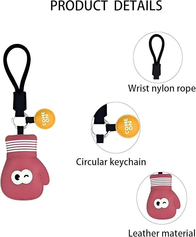 MemeChic Table Tennis Paddle Keychain ，Mini PU Leather Ping Pong Bag Racket Bag Backpack Charm & Car Keychain Holder, Unique Sporty Keychains Gift for Men Women