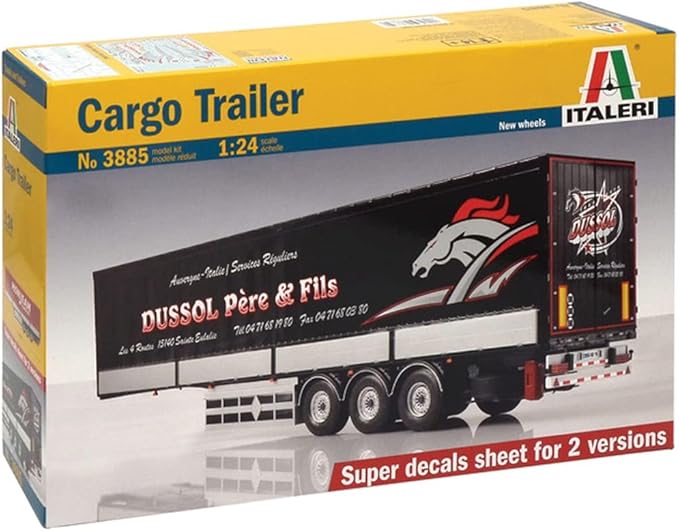 Italeri 3885S 1/24 Cargo Trailer
