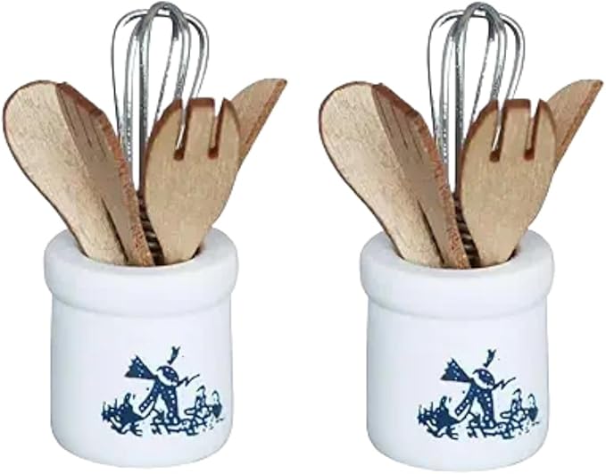 2Pcs 1/12 Miniature Kitchen Utensils Dollhouse Decoration Accessories, Décor, Decorations