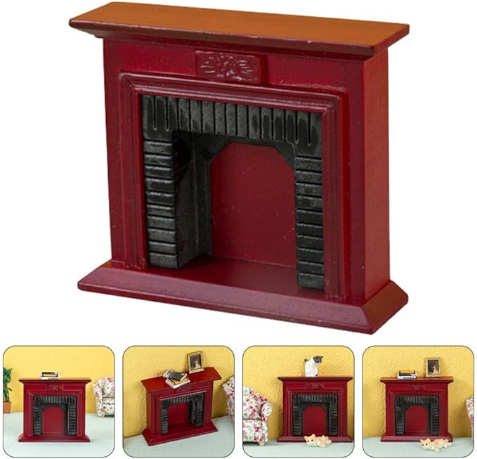 ABOOFAN Mini House Furniture 1/6 Scale Dollhouse Decoration Cabinet Lightweight Realistic Micro Landscape Adornment for Doll House Accessories