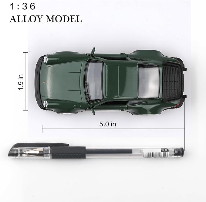 1/36 Scale Porsche 911 Trubo 1978 Diecast Car Models,Pull Back Vehicles Porsche 911 Toy Car,Cars Gifts for Boys Girls