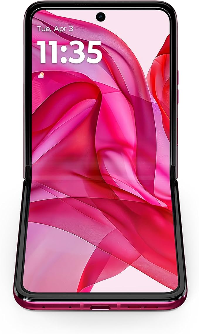 Motorola razr+ | 2024 | Unlocked | Made for US 12/256 | 50MP Camera | Hot Pink