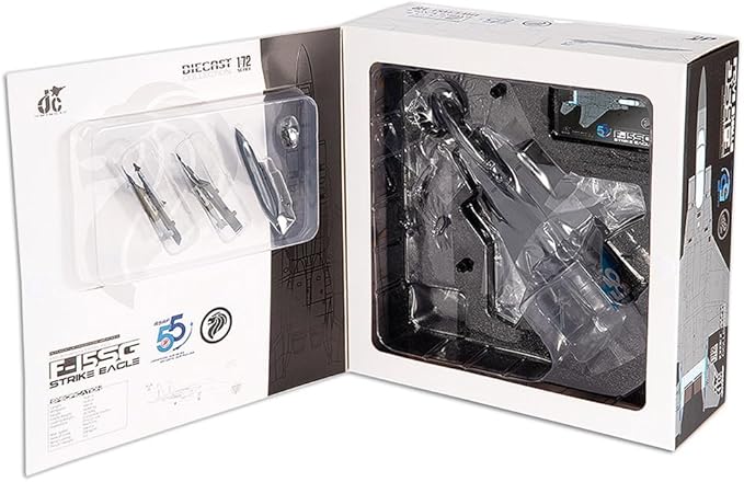 Motor city classics JC Wings | 1:72 Scale Model Military Aircrafts | F-15SG Strike Eagle, Republic of Singapore Air Force, 55th Anniversary Edition, 2023 | Model JCW-72-F15-031