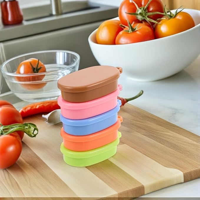 Sosoport 10pcs Dollhouse Miniature Lunch Box Miniature Food Storage Box Mini Food Containers for for Dollhouse Kitchen Accessories