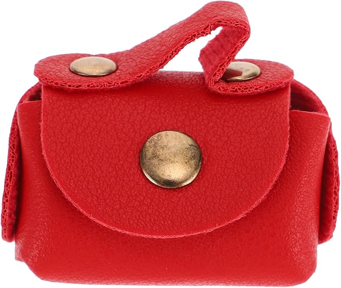 FAVOMOTO Purse Miniature Handbag Realistic Openable Dollhouse Accessory for Lightweight Design Present for Little Playtime and DIY Projects