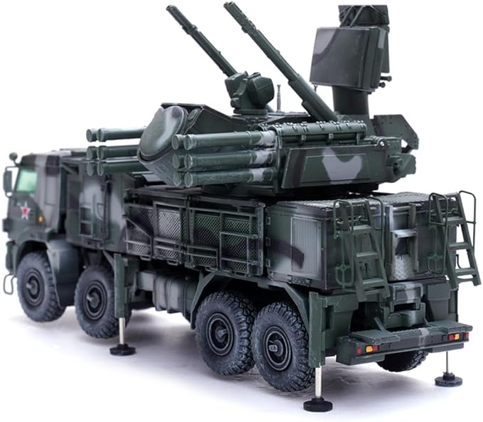 Panzerkampf | 1:72 Scale Military Diecast | Pantsir-S1 Ru Air Defense Weapon System | Tri-Colour Camouflage | Model 12216PA