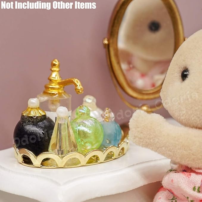 Odoria 1/12 Miniature Perfume Tray Dollhouse Decoration Accessories