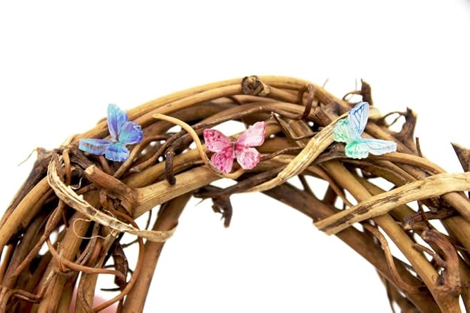Micro Resin Butterflies, Dollhouse Miniature Tiny Butterflies, Terrarium Fairy Garden Dollhouse, Mini Micro Landscaping Decoration (30 PCS)