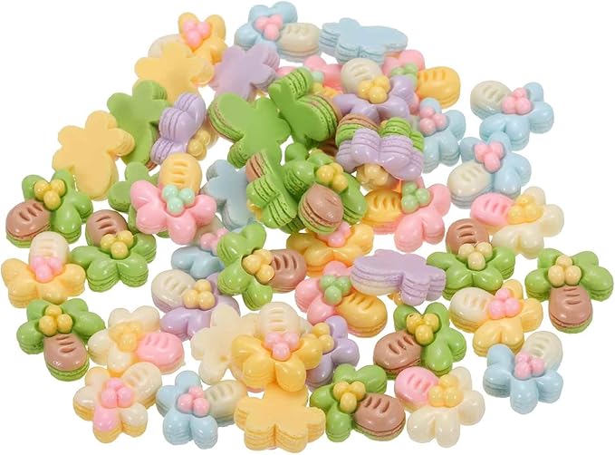 Mini Tree Decor, Miniature Doll Food Crafts for Dollhouse & Landscape & Mini Kitchen & Micro Fairy Garden & DIY Craft Decorations(Green/Blue/Purple/Pink/Yellow, 100pcs)