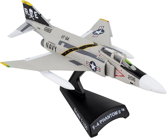Daron Postage Stamp F4 Phantom II 1/155 Jolly Rogers VFA-84